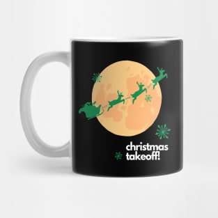 Christmas Takeoff! Aviation Mug